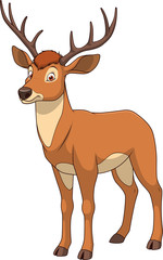 Obraz premium Adult funny deer