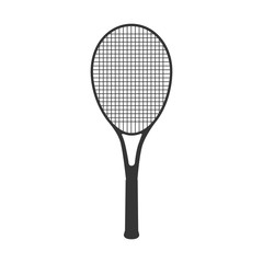 racket tennis sport icon vector