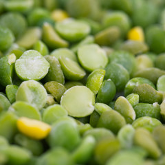 Green peas background