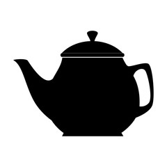 coffee tea pot  icon vector