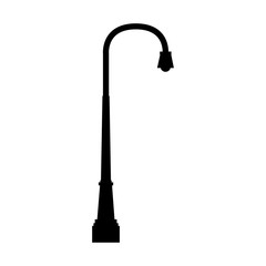 street lamp light illumination icon vector