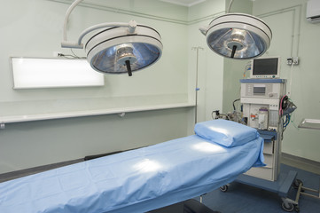 Operating room in a hospital medical center