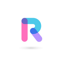 Letter R logo icon design template elements