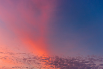 Beautiful Sky at Sunset