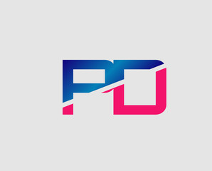 PD initial monogram logo
