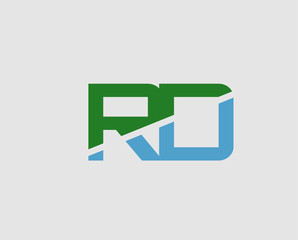 RD company group linked letter logo
