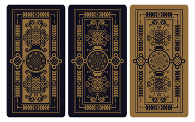 Vector illustration for Tarot cards - obrazy, fototapety, plakaty