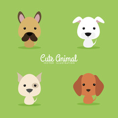 Cute Cartoon dogs