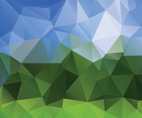 Abstract polygonal background - vector illustration