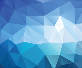 Fototapeta premium Abstract polygonal background - vector illustration