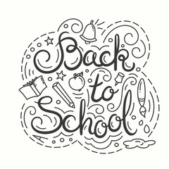 Back to school card.