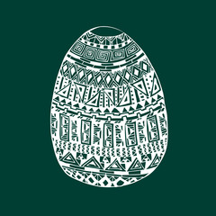 Hand-drawn Easter egg