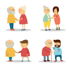 People and big family