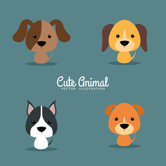 Cute Cartoon dogs