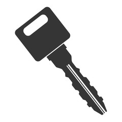 key safe car square door security lock metal object vector illustration