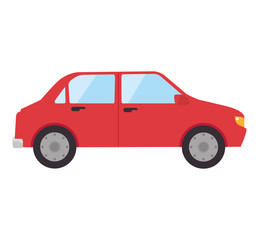 car automobile auto transport vehicle front icon vector illustration isolated