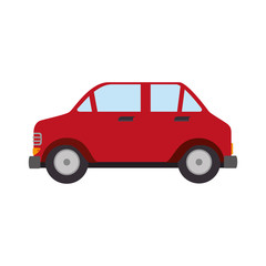 car automobile auto transport vehicle side  sedan vector  illustration isolated 
