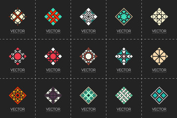 Vector geometric symbols