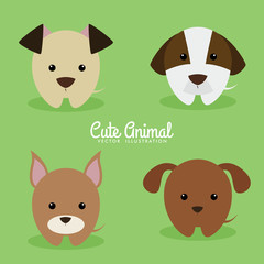 Cute Cartoon dogs