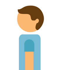 man male avatar isolated icon