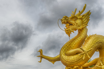 Golden Powerful Dragon