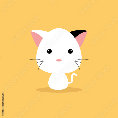 "Cute Cartoon cat" Stock image and royalty-free vector files on Fotolia