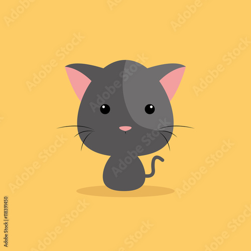 "Cute Cartoon cat" Stock image and royalty-free vector files on Fotolia