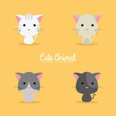 Cute Cartoon cats