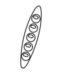 beans vegetable isolated cion