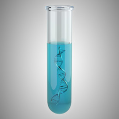 DNA strand in test tube