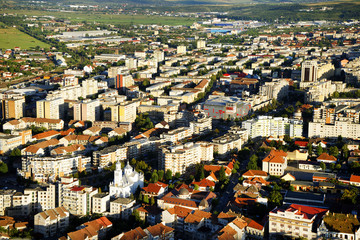 Deva city in Transylvania, Romania, Europe