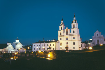 Fototapeta na wymiar Orthodox cathedral of Holy Spirit in Minsk, Belarus