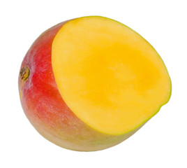 Sliced mango fruit