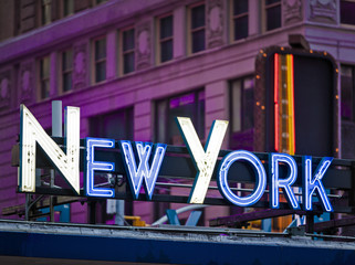 Fototapeta premium New York signage