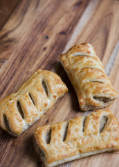 Traditional sausage rolls