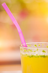 fresh lemonade with mint