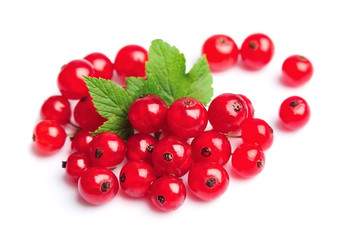  Currant close up isolated on white