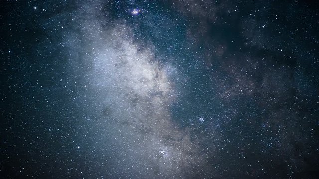 Milky Way Aquarids Meteor Shower 16 Time Lapse
