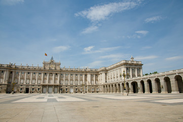 Fototapeta na wymiar Royal Palace of Madrid - Spain