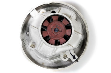 Old engine of the vacuum cleaner