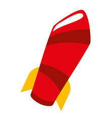 rocket comic pop art