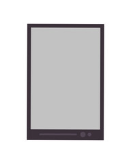flat design modern cellphone icon vector illustration