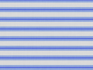 Mattress pattern in the form of a blue stripe on the rough gray material.