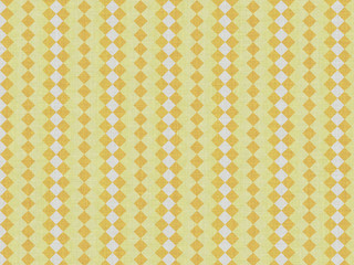 Yellow simple lightweight fabric, with a pattern of small descending squares