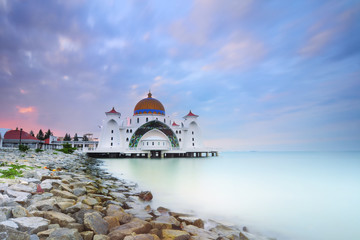 Malacca Straits Mosque ( Masjid Selat Melaka), 