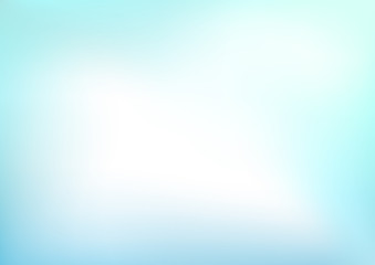 Abstract Light Blue Blurred Vector Background