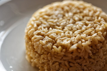 Brown tasty rice