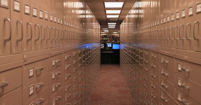 Microfilm storage Genealogy LDS Church Utah. Church of Jesus Christ of Latter-day Saints or Mormon Church Headquarters. Largest genealogical collection in world resources.