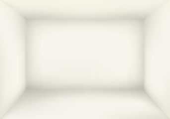 Blank Warm White Room Background Vector