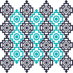 flat design tribal geometric pattern icon vector illustration